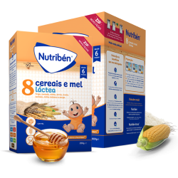 Nutribén Farinha Láctea 8 Cereais e Mel 600g