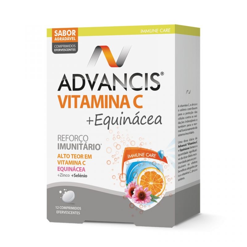 Advancis Vitamina C + Equinácea 12 Comprimidos Efervescentes
