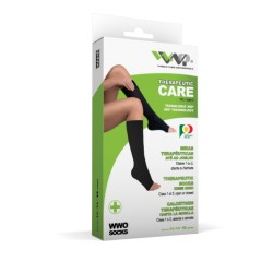 Wwo Meia Terapêutica AD Compressão Grau 2 Aberta - Cor Natur Tam. M