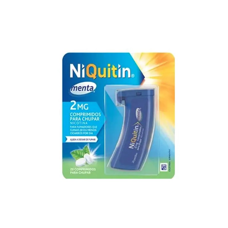 NiQuitin Menta 2mg 20 Comprimidos para chupar