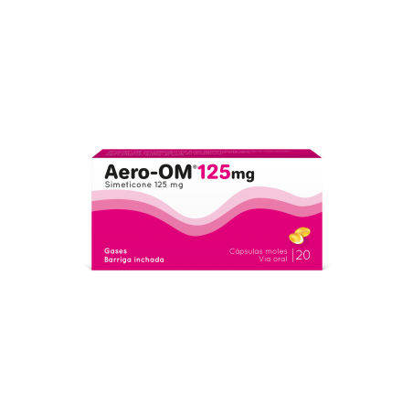 Aero-OM 125mg - 20 cápsulas moles