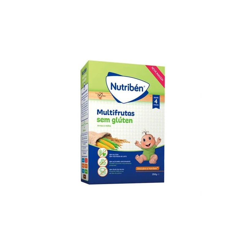 Nutribén Farinhas Multifrutas sem Glúten 250g