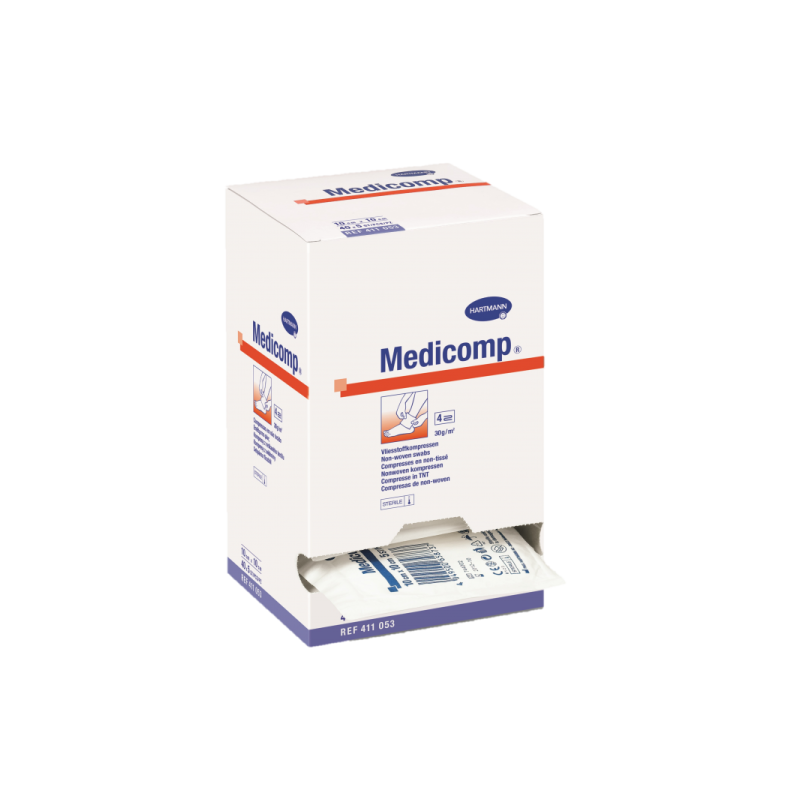Medicomp Compressas Não Tecido Esterilizadas 10X20cm (x25 Unidades)