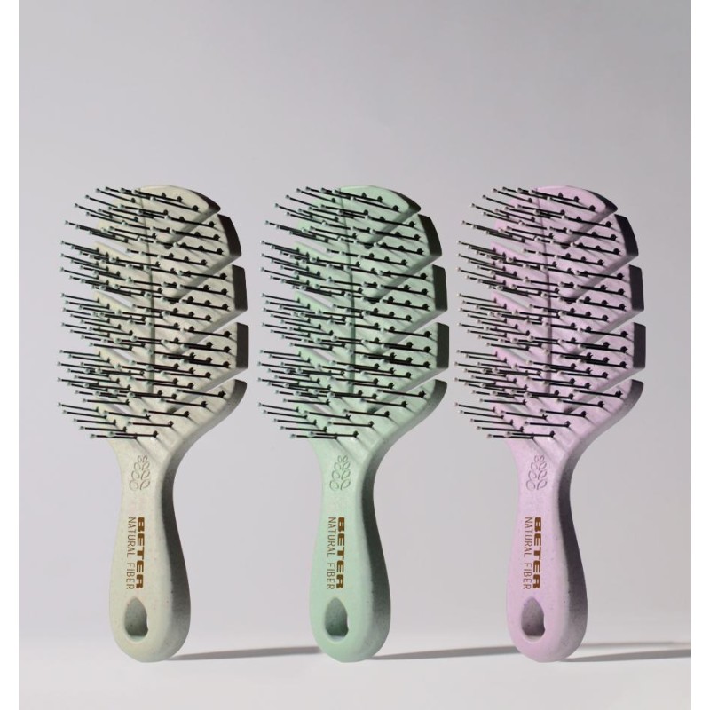 Mini Escova Desembaraçante Natural Fiber Beter