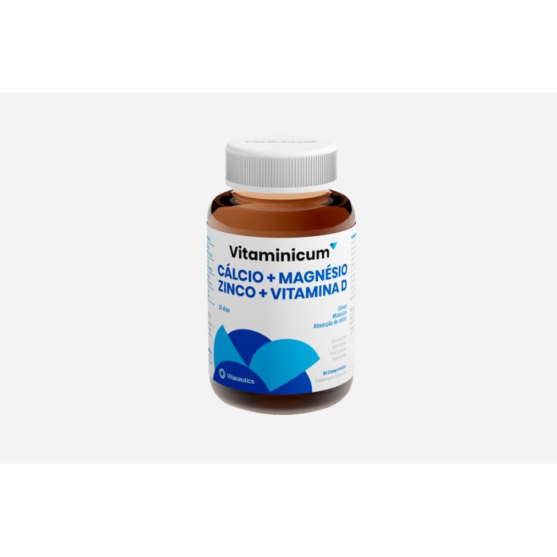Vitaminicum Cálcio + Magnésio + Zinco + VitD 90 comprimidos