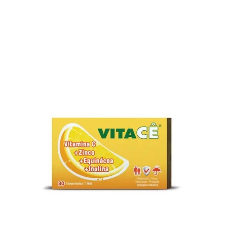 Vitacê com Zinco e Equinácea 30 comprimidos