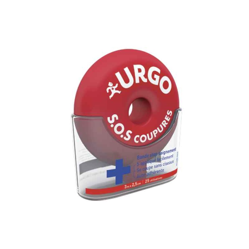 Urgo SOS Cortes Banda Autoadesiva 2,5cmx3m