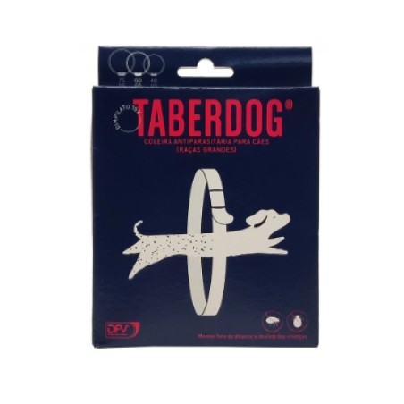 Taberdog - Coleira Antiparasitária 60 cm Cão raça grande