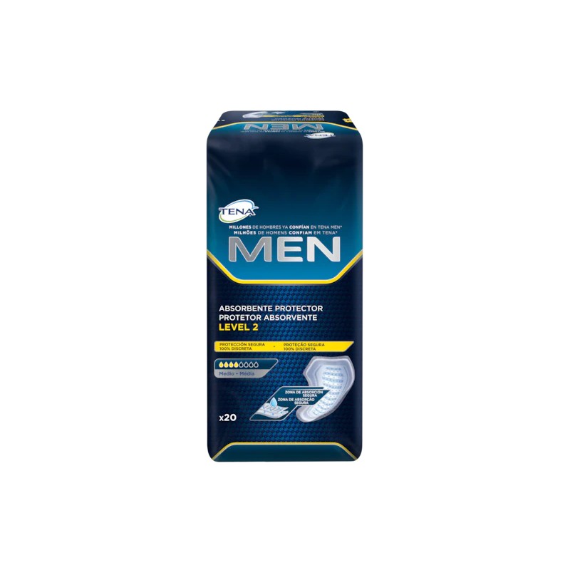 Tena Men Level 2 Penso Absorvente 20 Unidades