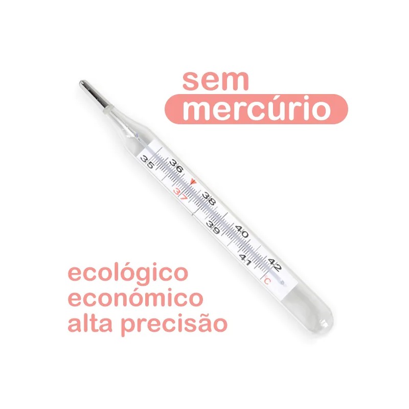Termómetro Clínico Sem Mercúrio