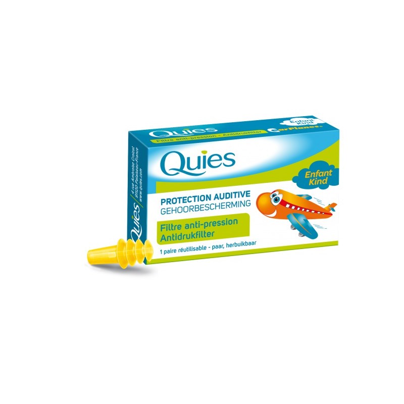 Quies Earplanes Tampão Auricular Viagem Criança (x2 Unidades)