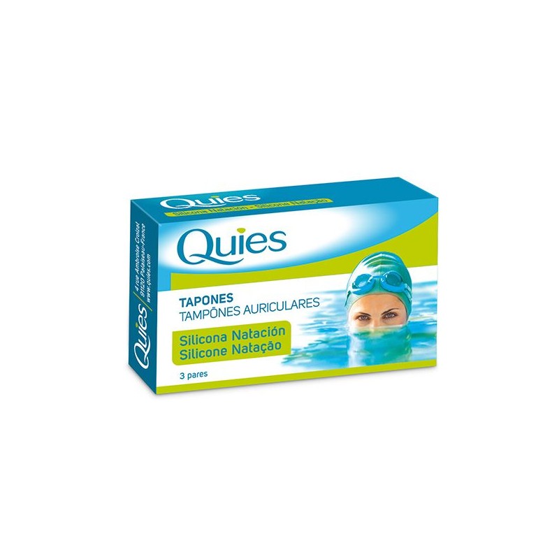 Quies Tampão Auricular Silicone Aquaplug (x2 Unidades)
