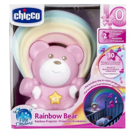 Chicco Rainbow Projetor Ursinho Rosa