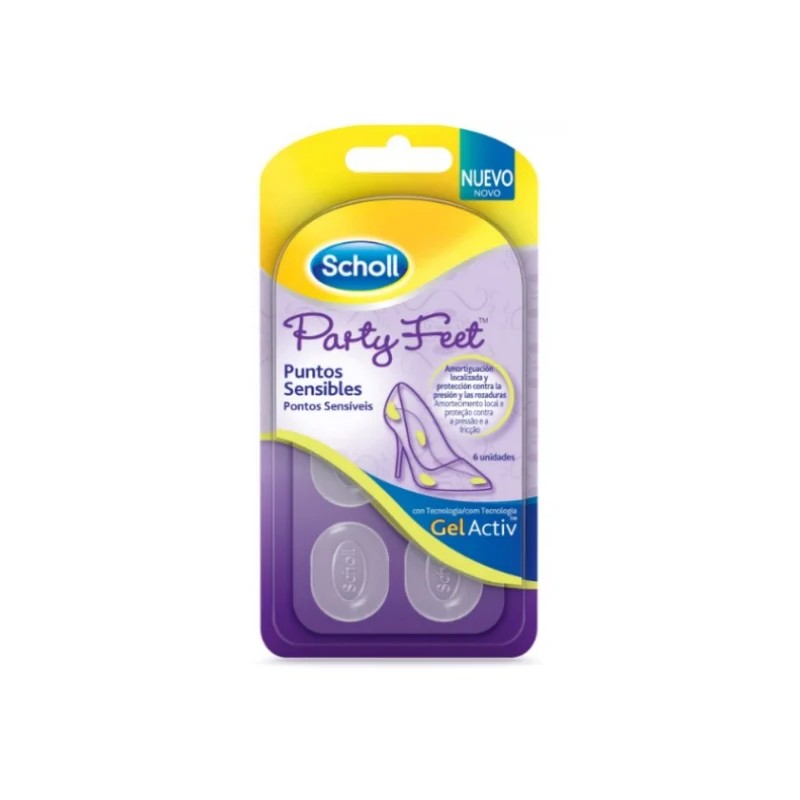Scholl Party Feet Gelactiv Pontos Sensíveis