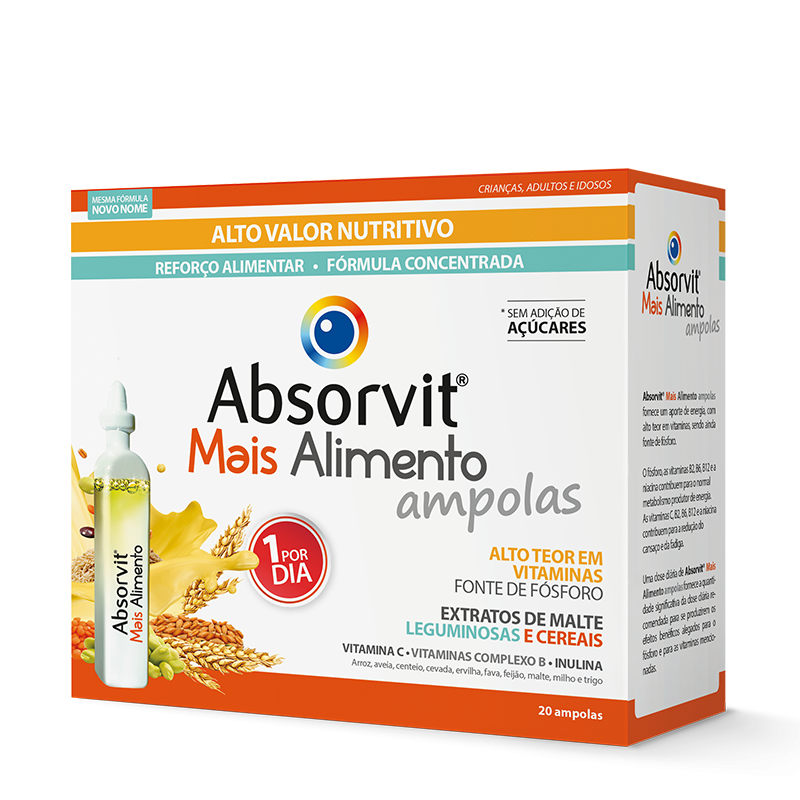 Absorvit Mais Alimento Ampolas (x20 unidades)