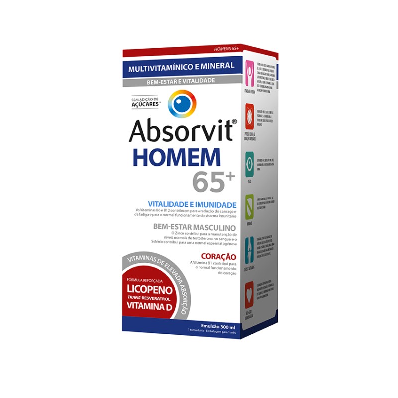 Absorvit Homem 65+ Emulsão 300ml