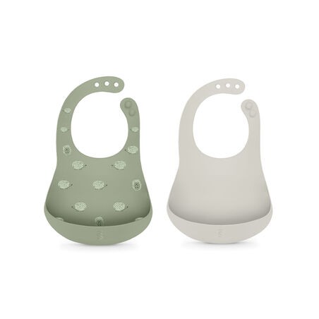 Suavinex Soft Flex Babete Silicone Verde/Cinza +4M