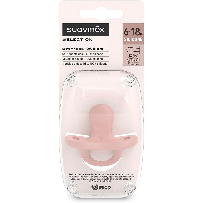 Suavinex Sx Pro Chupeta Fisiológica Silicone 6-18M