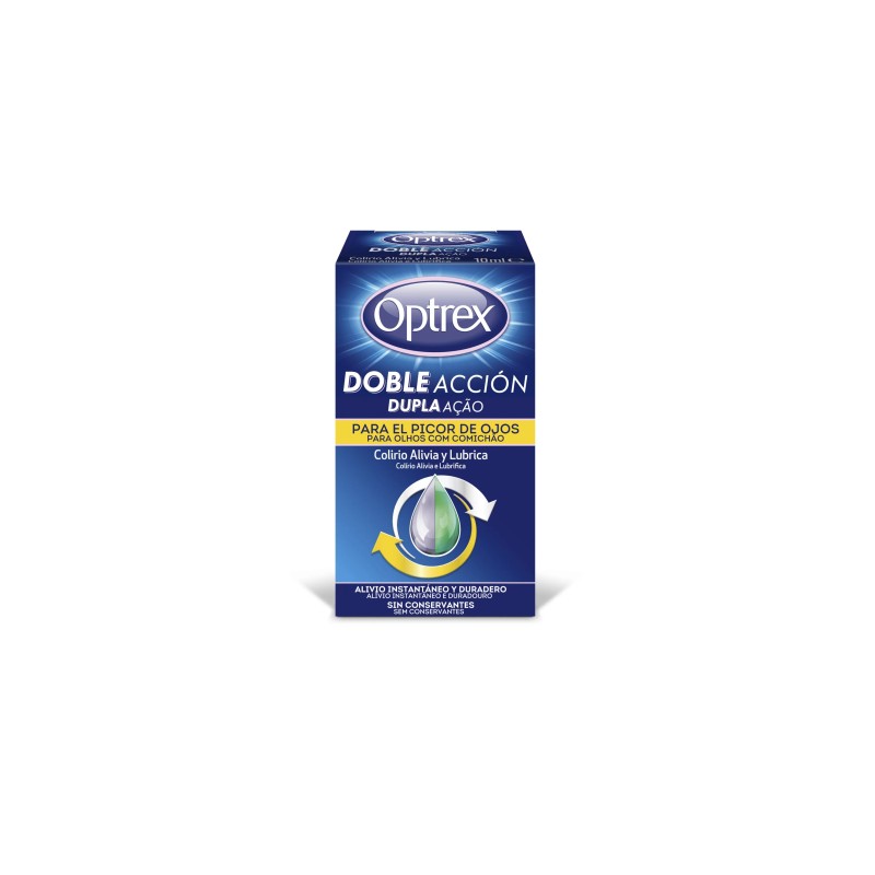 Optrex Colírio Dupla Ação Olhos Comichão 10ml