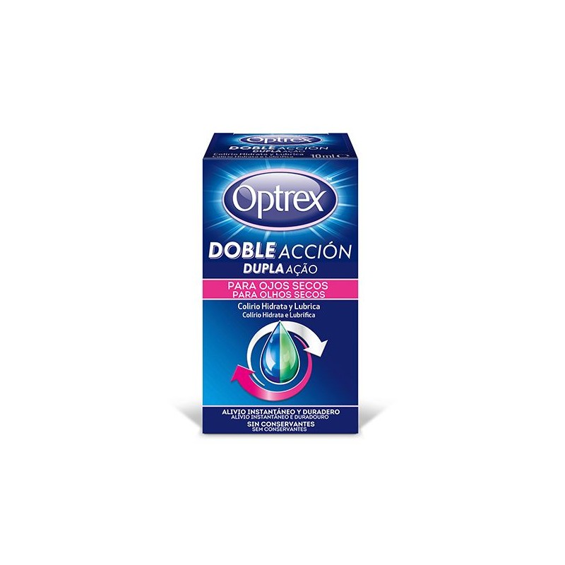 Optrex Colírio Dupla Ação Olhos Secos 10ml