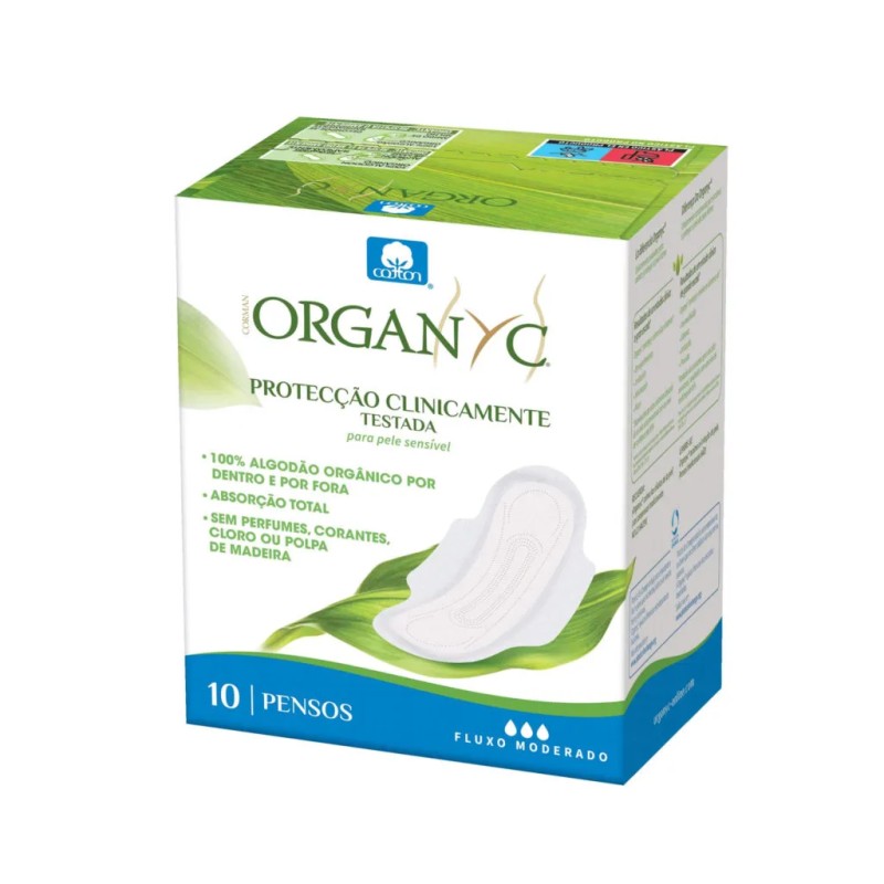 Organyc Penso Higiénico Moderado (x10 saquetas)