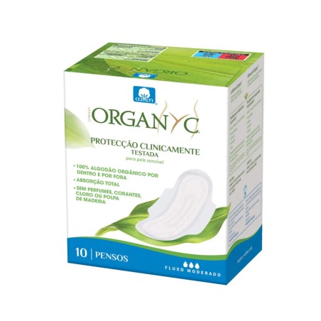 Organyc Penso Higiénico Moderado (x10 saquetas)