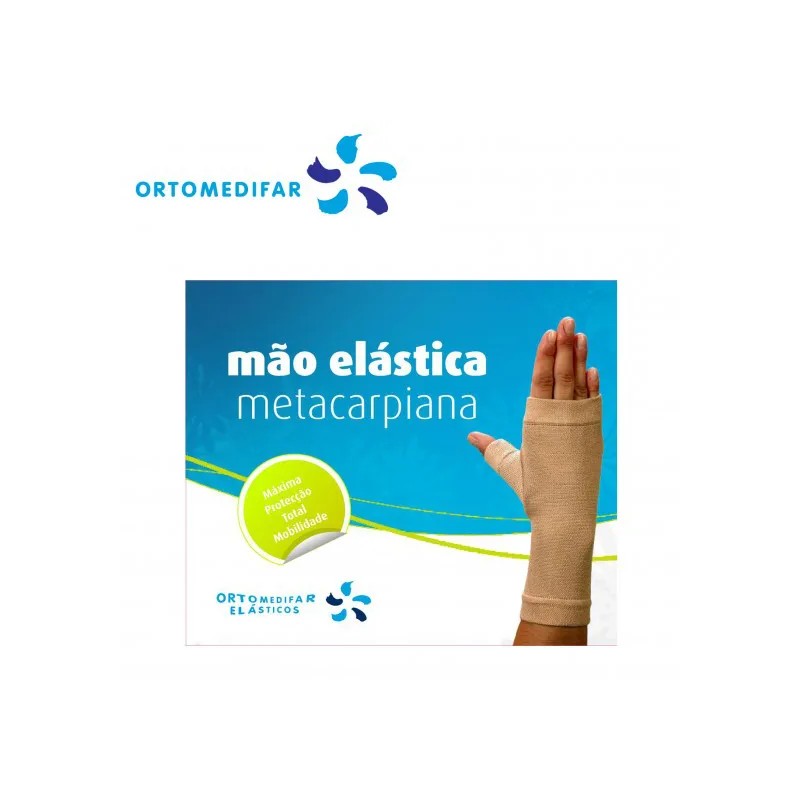 Ortomedinfar Mão Elástica Metacarpiana Bege Tam S