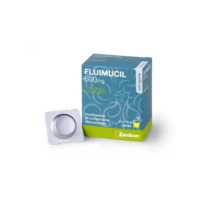 Fluimucil 600mg 20 Comprimidos Efervescentes