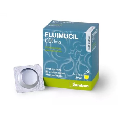 Fluimucil 600mg 20 Comprimidos Efervescentes