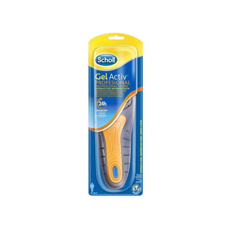 Palmilha Scholl GelActiv Profissional Homem x2