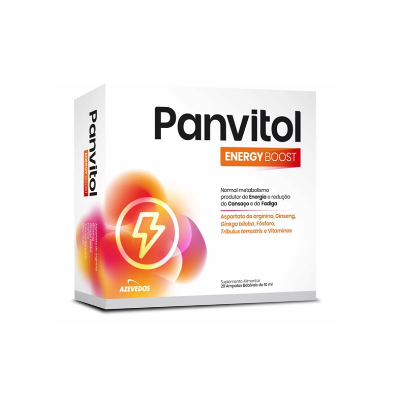 Panvitol Energy Boost 10ml 20 Ampolas