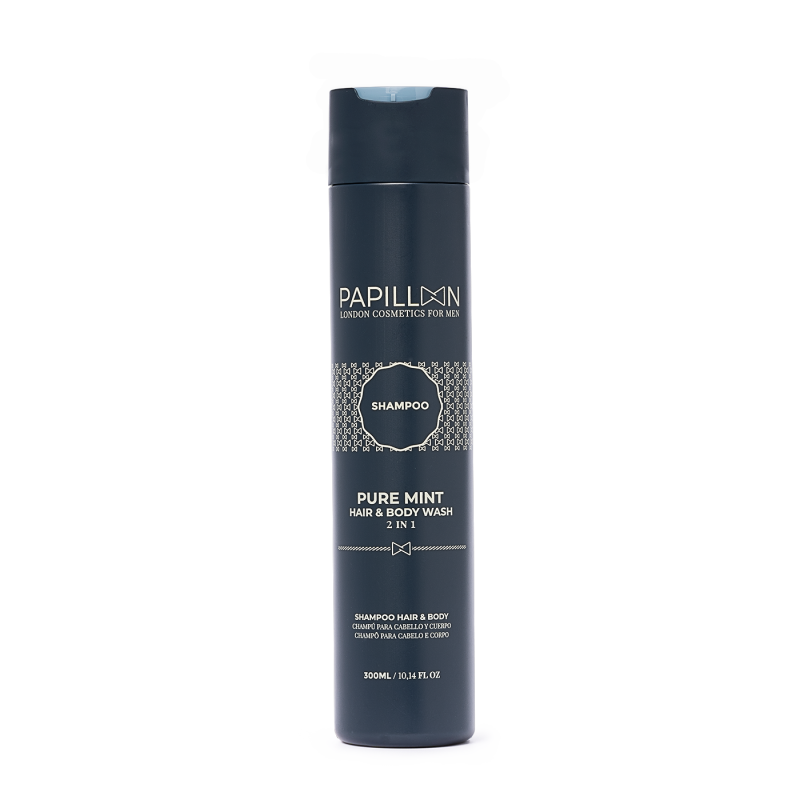 Papillon Champô Pure Mint Cabelo/Barba 300ml