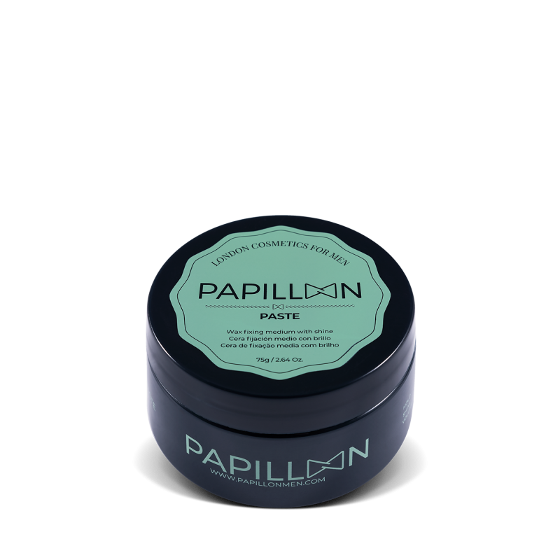 Papillon Paste Cera Fixação Média Com Brilho 75g