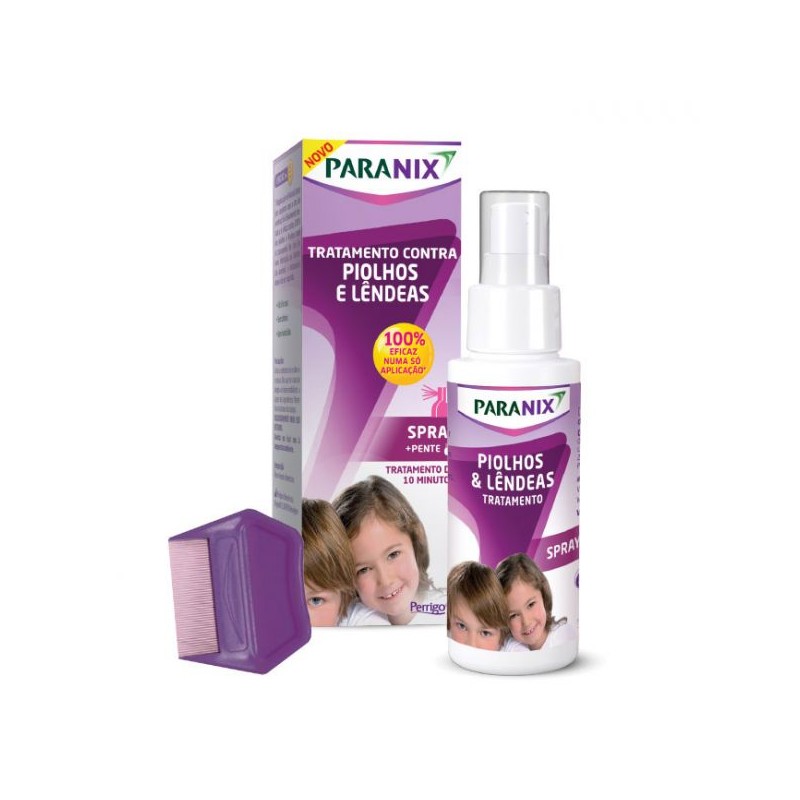 Paranix Spray Elimina Piolhos 100ml Oferta do Pente