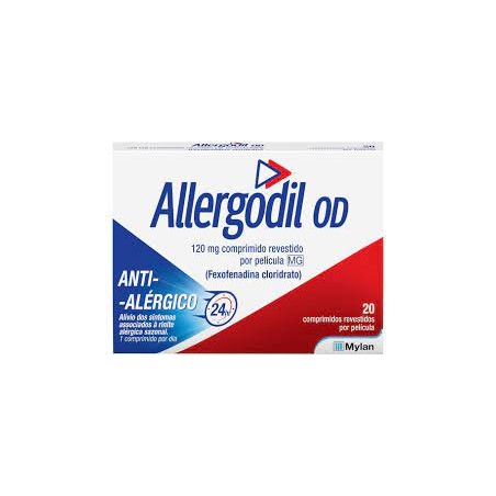 Allergodil OD 120mg - 20 comprimidos