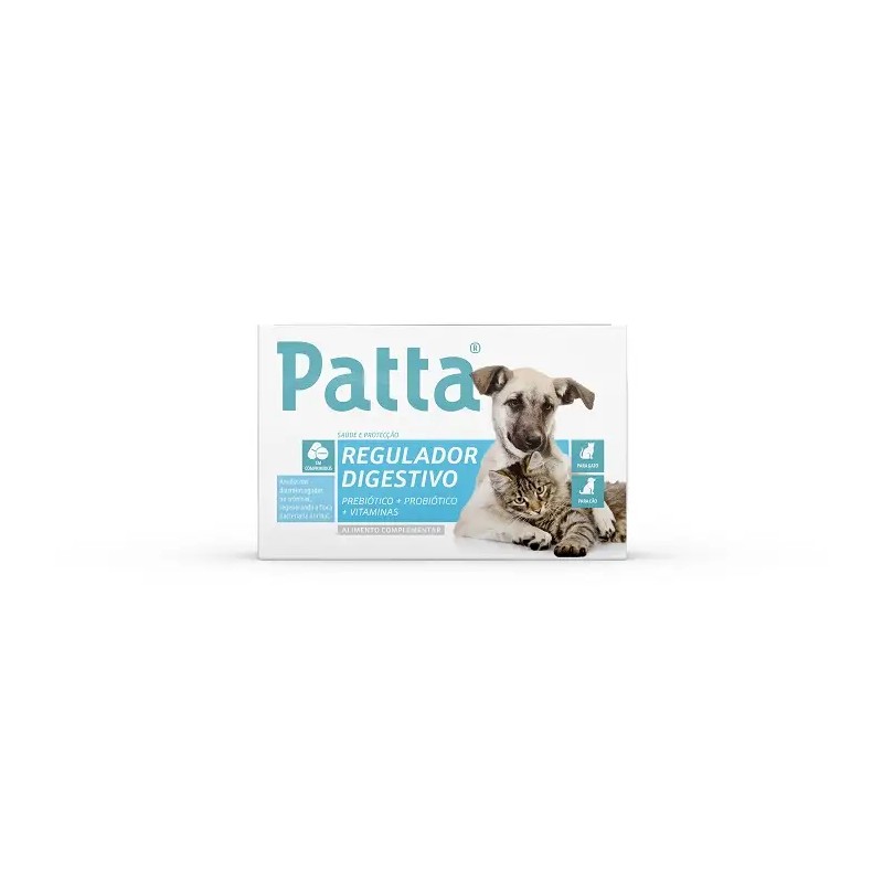 Patta Regulador Digestivo Cão/Gato 30 Comprimidos