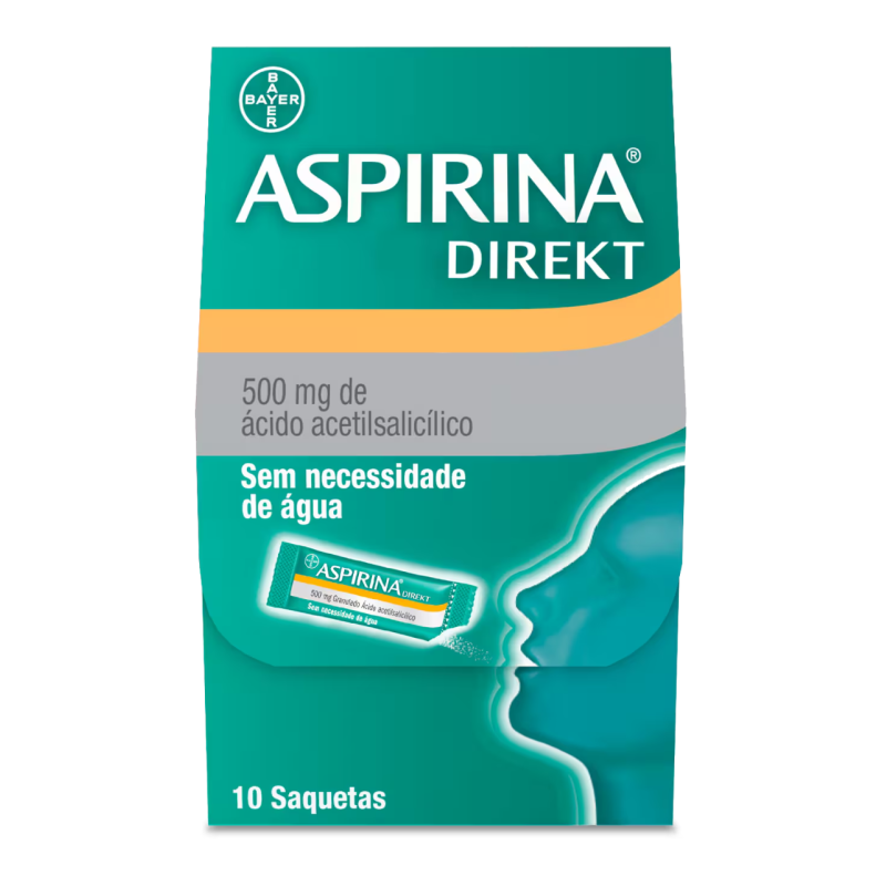 Aspirina Direkt 500 mg Granulado x 10 saquetas