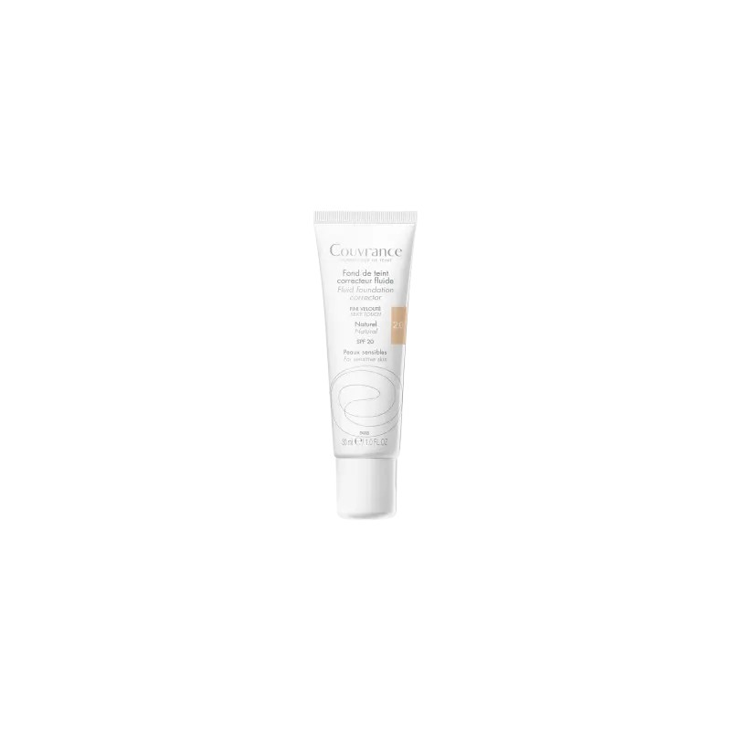 Avène Couvrance Base Fluída Corretora Natural 30ml