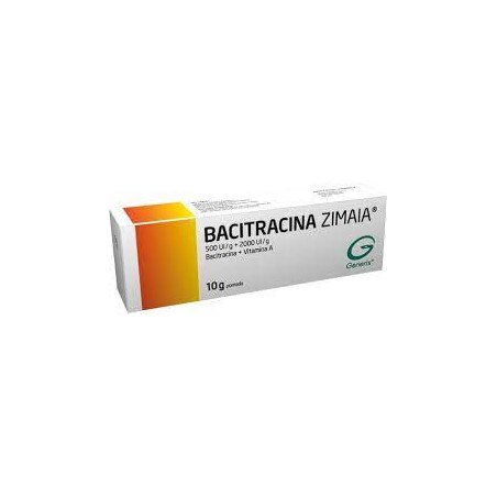 Bacitracina Zimaia 500/2000 UI/g Pomada 10g