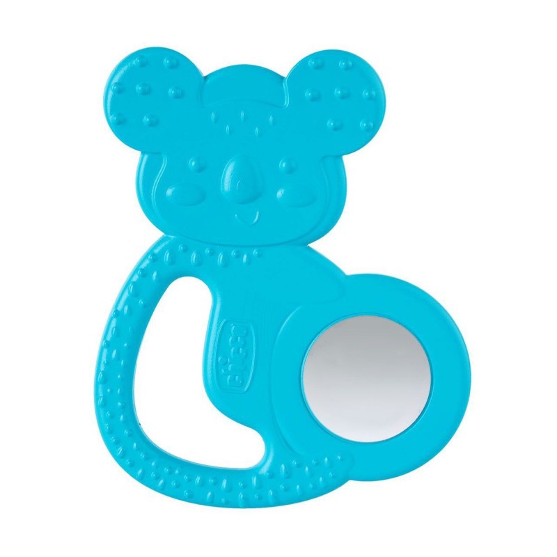 Chicco Anel de Dentição Koala Azul 4M+ – Mordedor com Texturas para Alívio das Gengivas do Bebé