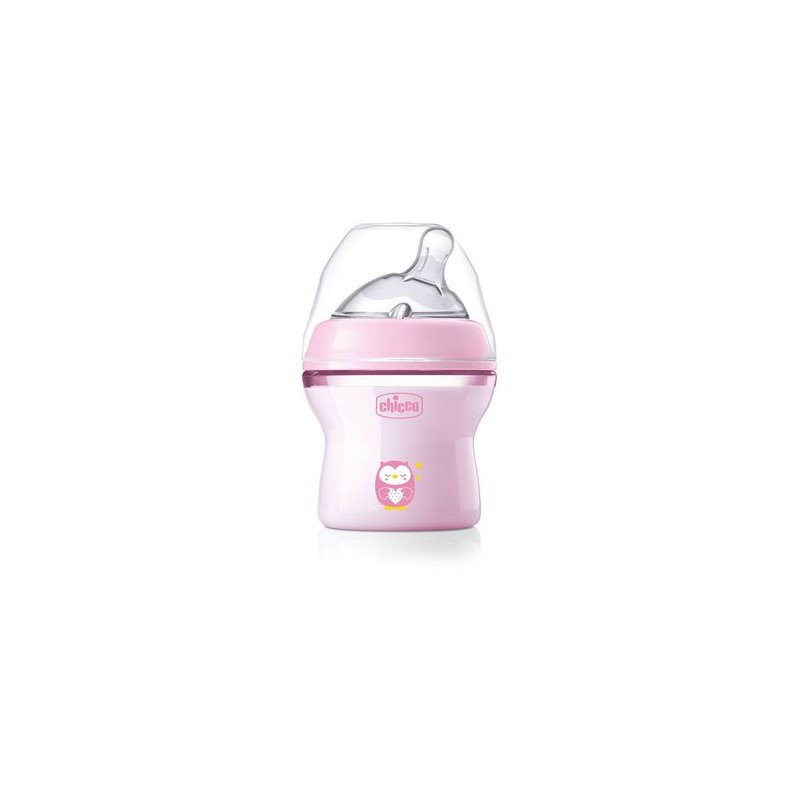 Chicco Biberão Natural Feeling Fluxo Lento 0M+ Rosa 150ml