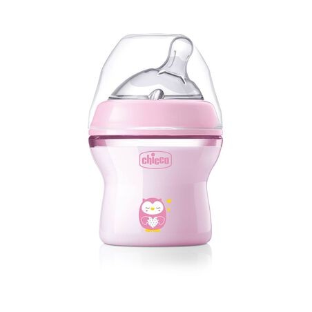 Chicco Biberão Natural Feeling Fluxo Lento 0M+ Rosa 150ml