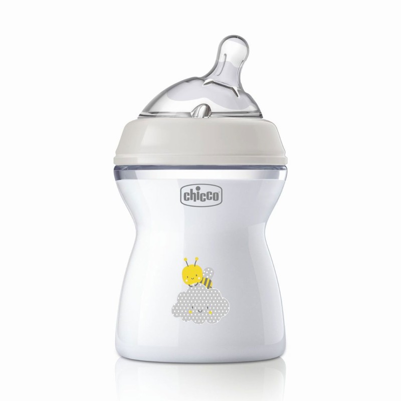 Chicco Biberão Natural Feeling Fluxo Médio +2M 250ml Cinzento