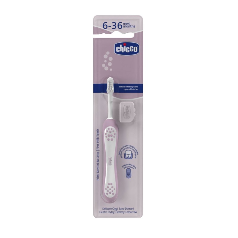 Chicco Escova de Dentes Leite 6-36M Rosa