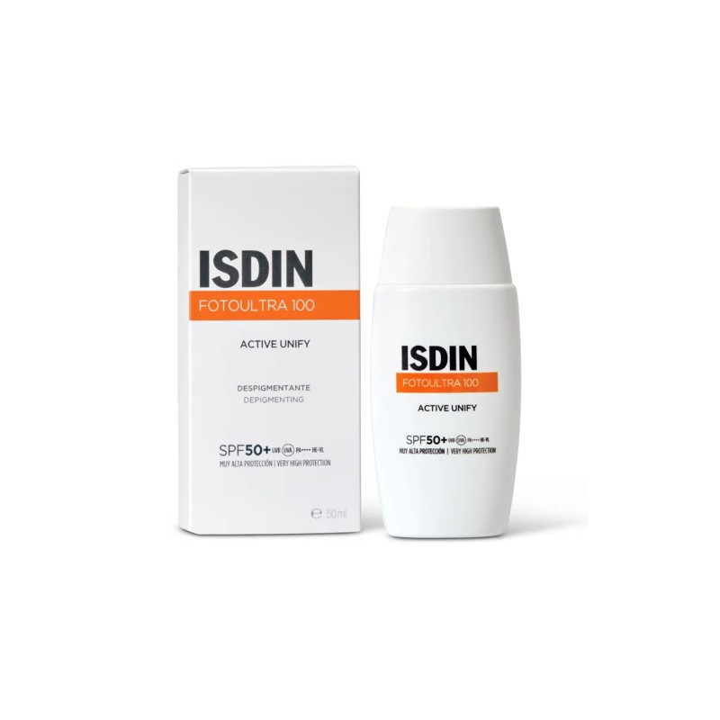 Protetor Solar Isdin FotoUltra 100 Active Unify Sem Cor SPF 50+ 50ml