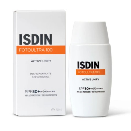 Protetor Solar Isdin FotoUltra 100 Active Unify Sem Cor SPF 50+ 50ml
