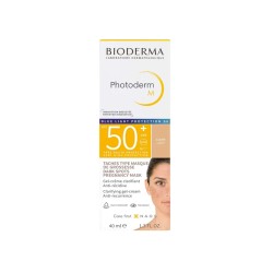Protetor Solar Bioderma Photoderm M SPF50+ Gel-Creme Cor Claro 40ml