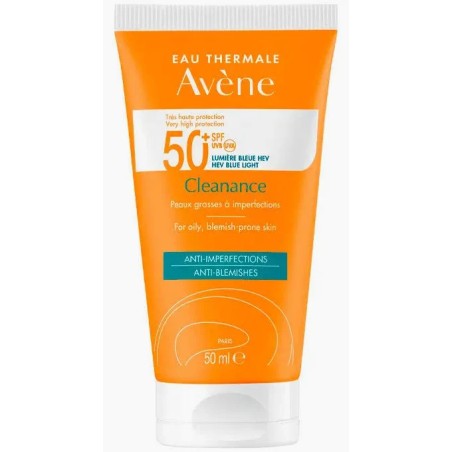 Protetor Solar Avène Cleanance SPF50+ 50ml
