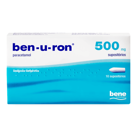 Ben-U-Ron 500mg 10 supositórios