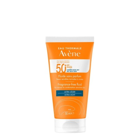 Protetor Solar Avène Fluído Sem Perfume SPF50+ 50ml